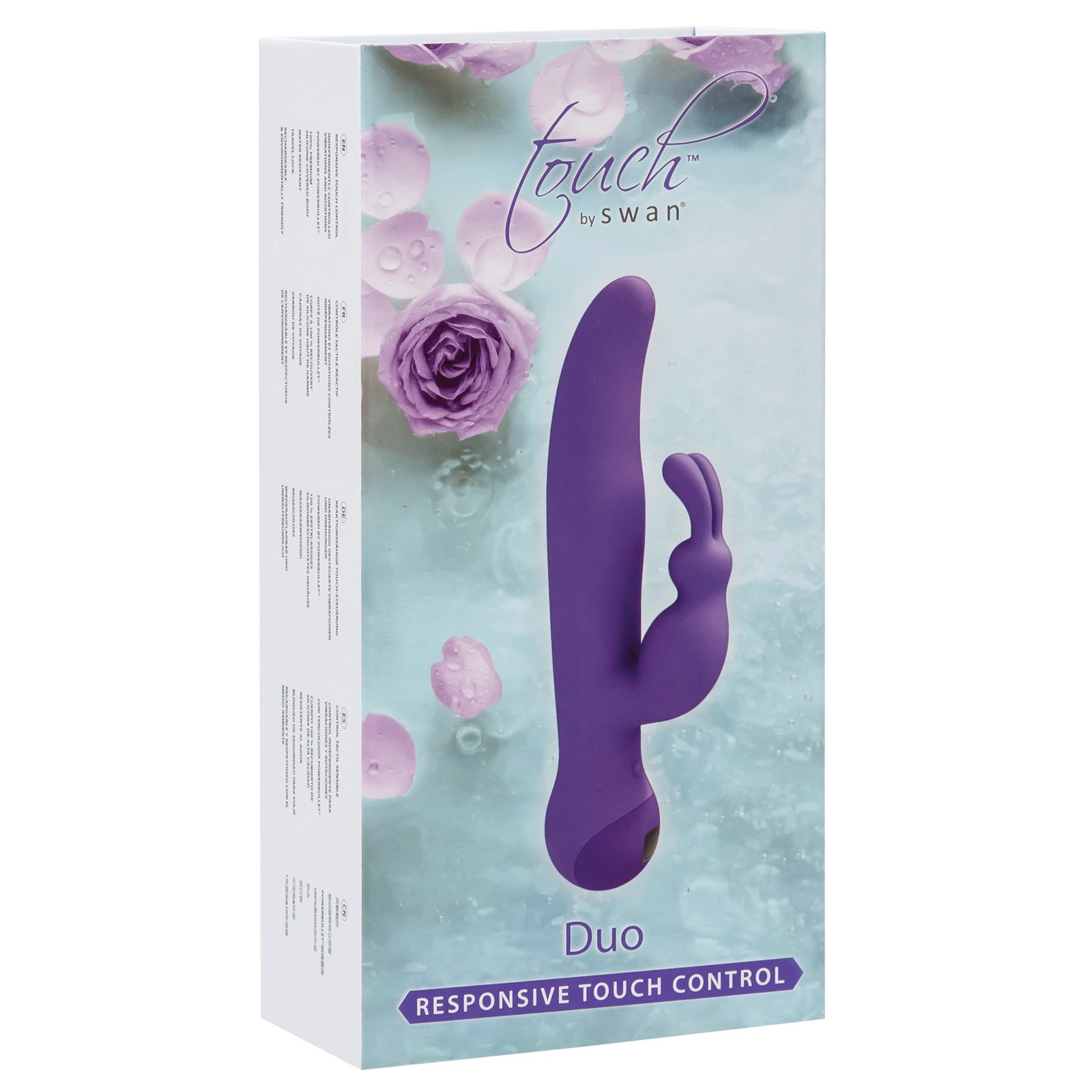 Vibrador Conejito Duo Touch by Swan Púrpura