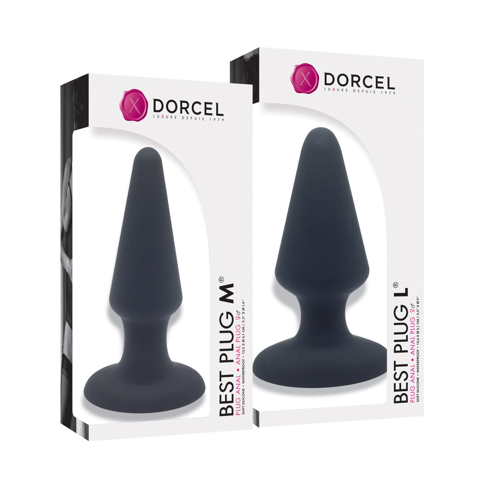 Kit de Mejores Plug Dorcel M/L Negro