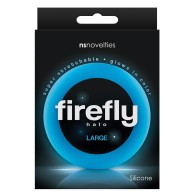 Firefly Halo Large Cockring Blue