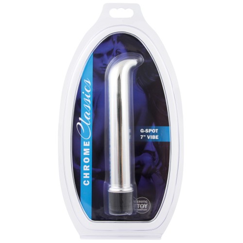 Chrome Classics 7 Inch G Spot Vibe Silver