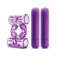 Anillo Vibrador Doble Play Blush - Placer Vibrante