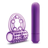 Anillo Vibrador Doble Estrap de Blush para Parejas