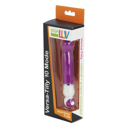 Vibrador GigaLuv Versa-Tilly 10 Modos Clítoris Punto G