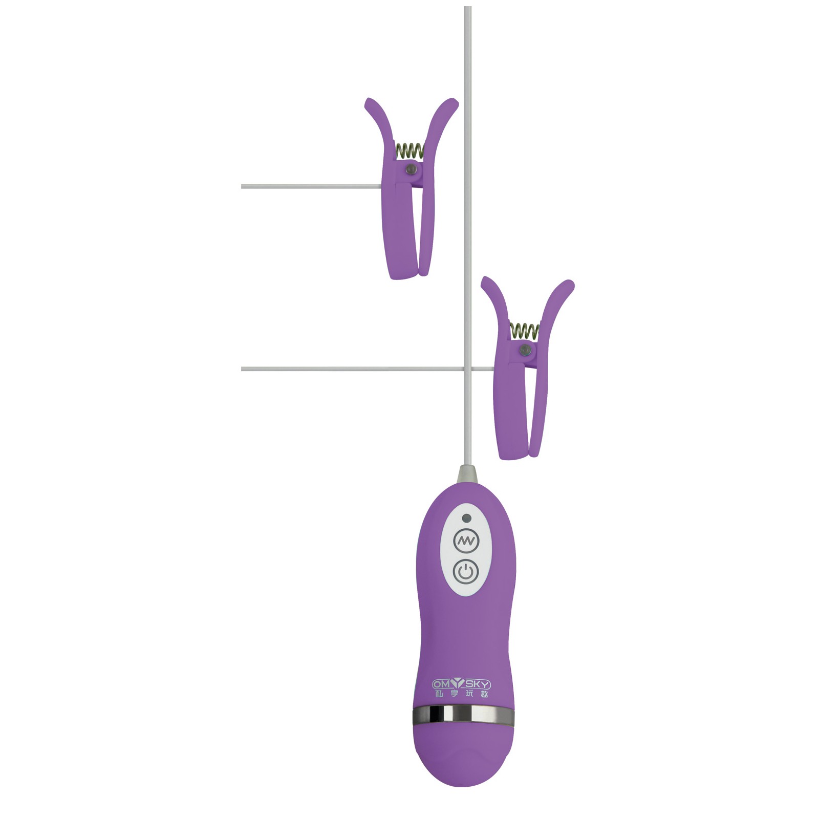 GigaLuv Vibro Clamps 10 Functions Purple - Sensational Pleasure