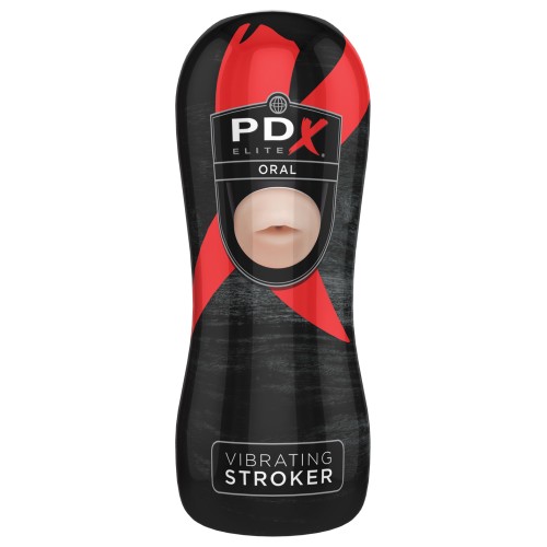 PDX Elite Vibrating Stroker - Oral