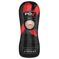 PDX Elite Vibrating Stroker - Oral