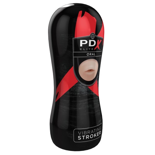 PDX Elite Vibrating Stroker - Oral