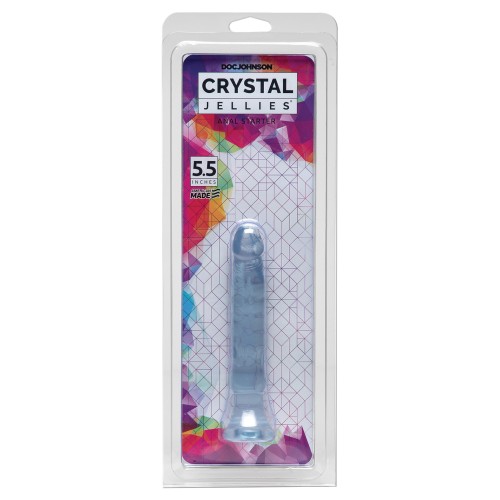 Crystal Jellies 5.5 Inch Anal Starter Clear