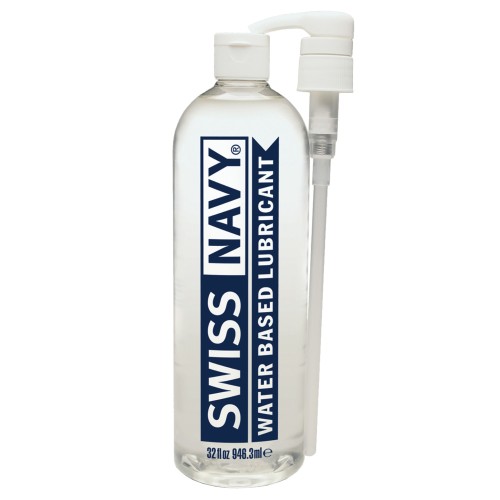 Lubricante a Base de Agua Swiss Navy 32 oz para Placer Suave