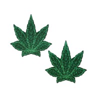 Glitter Marijuana Leaves Pastease for Fun