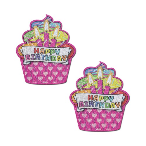 Pastease Premium Feliz Cumpleaños Cupcake Multicolor