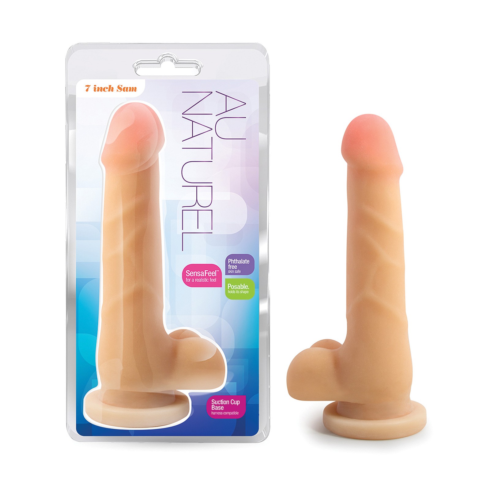 Blush Au Naturel Dildo Realista de 7 Pulgadas Beige