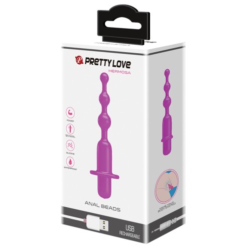 Pretty Love Hermosa Anal Beads Vibrator for Ultimate Pleasure