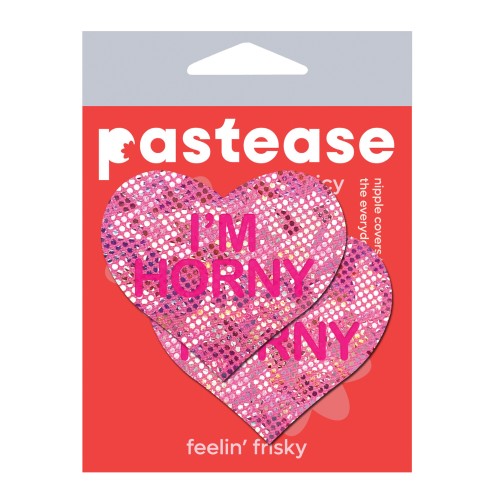 Pastease Premium I'm Horny Corazón Rosa Rojo O/S