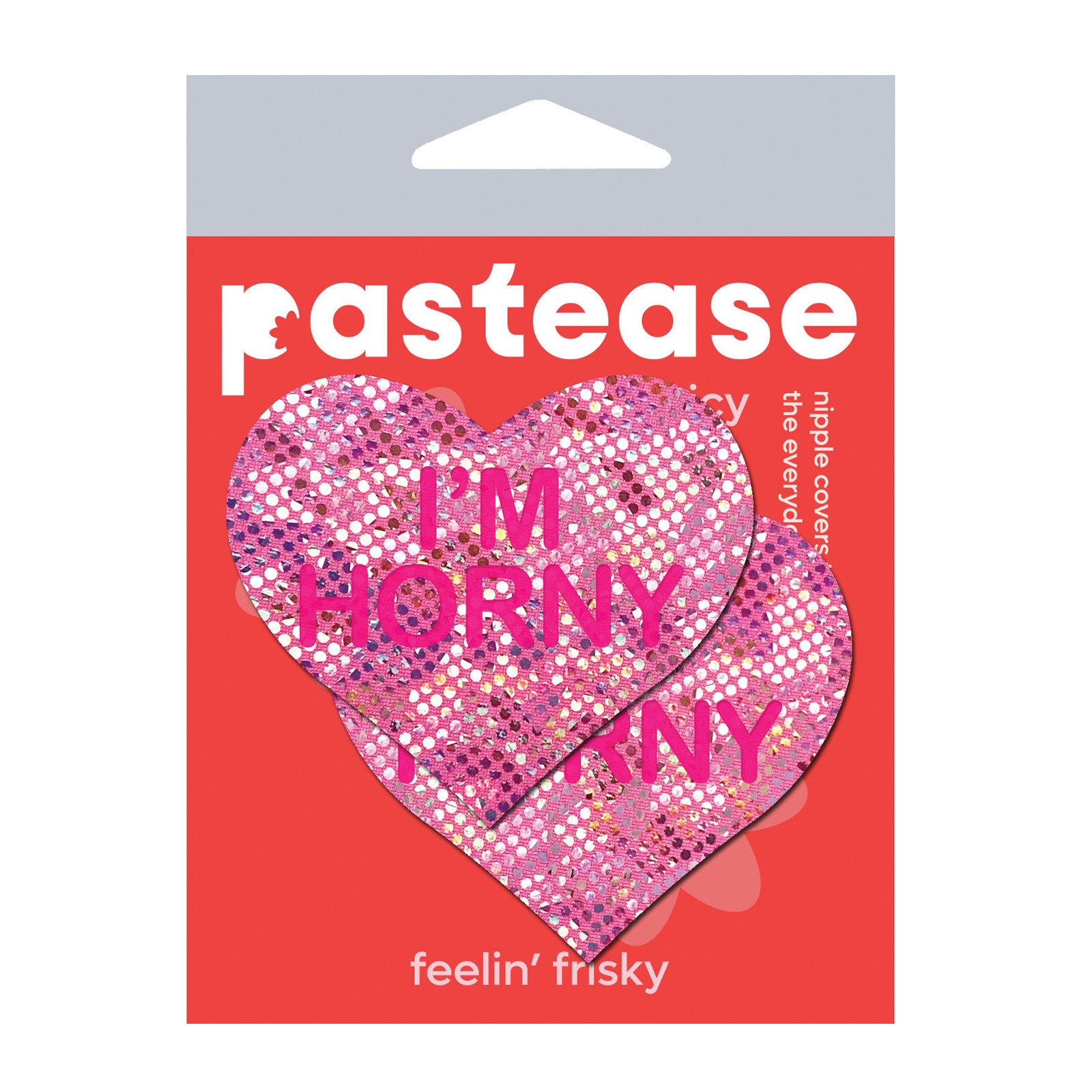 Pastease Premium I'm Horny Corazón Rosa Rojo O/S