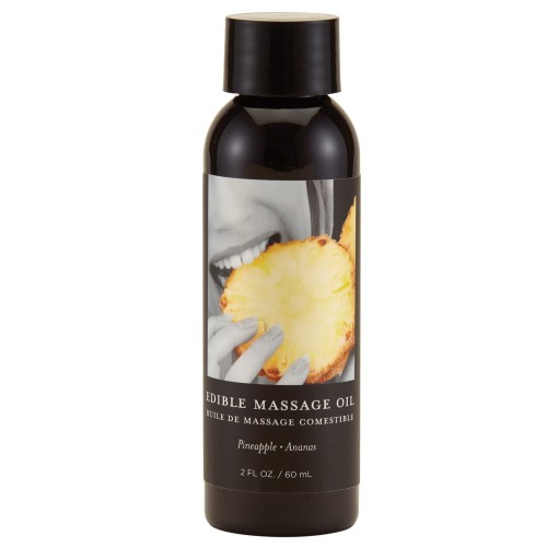 Earthly Body Pineapple Massage Oil 2 oz