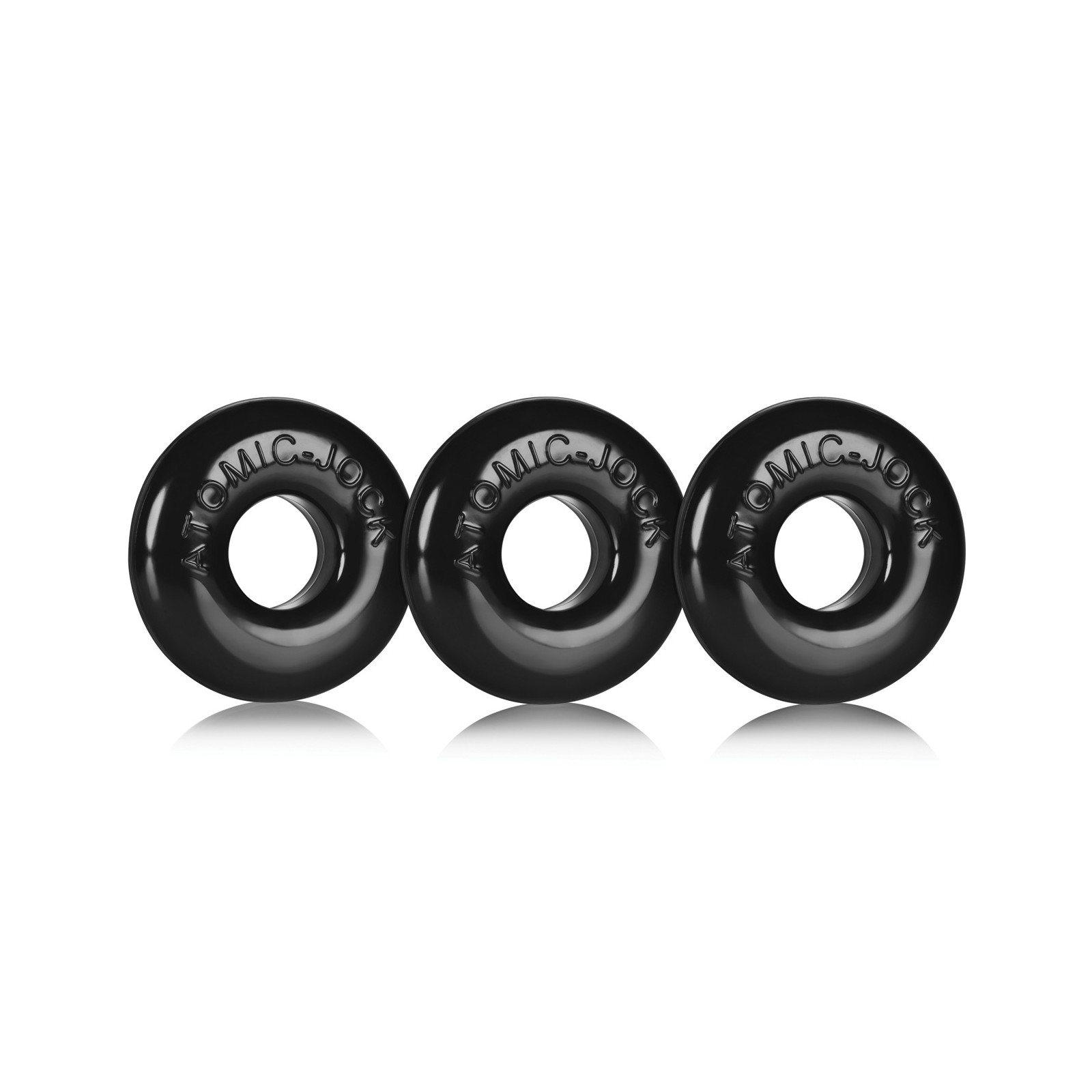 Oxballs Ringer Jelly Cockring 3-Pack - Black