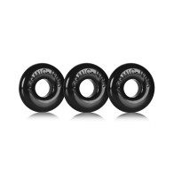 Oxballs Ringer Jelly Cockring 3-Pack - Black