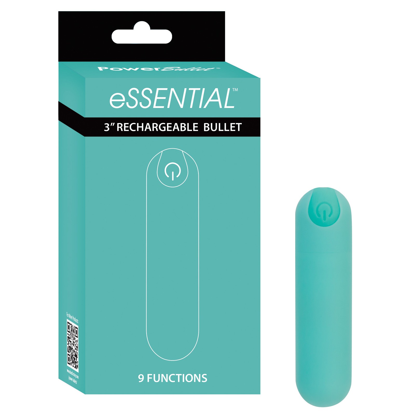 eSSENTIAL Power Bullet - Teal Vibrator