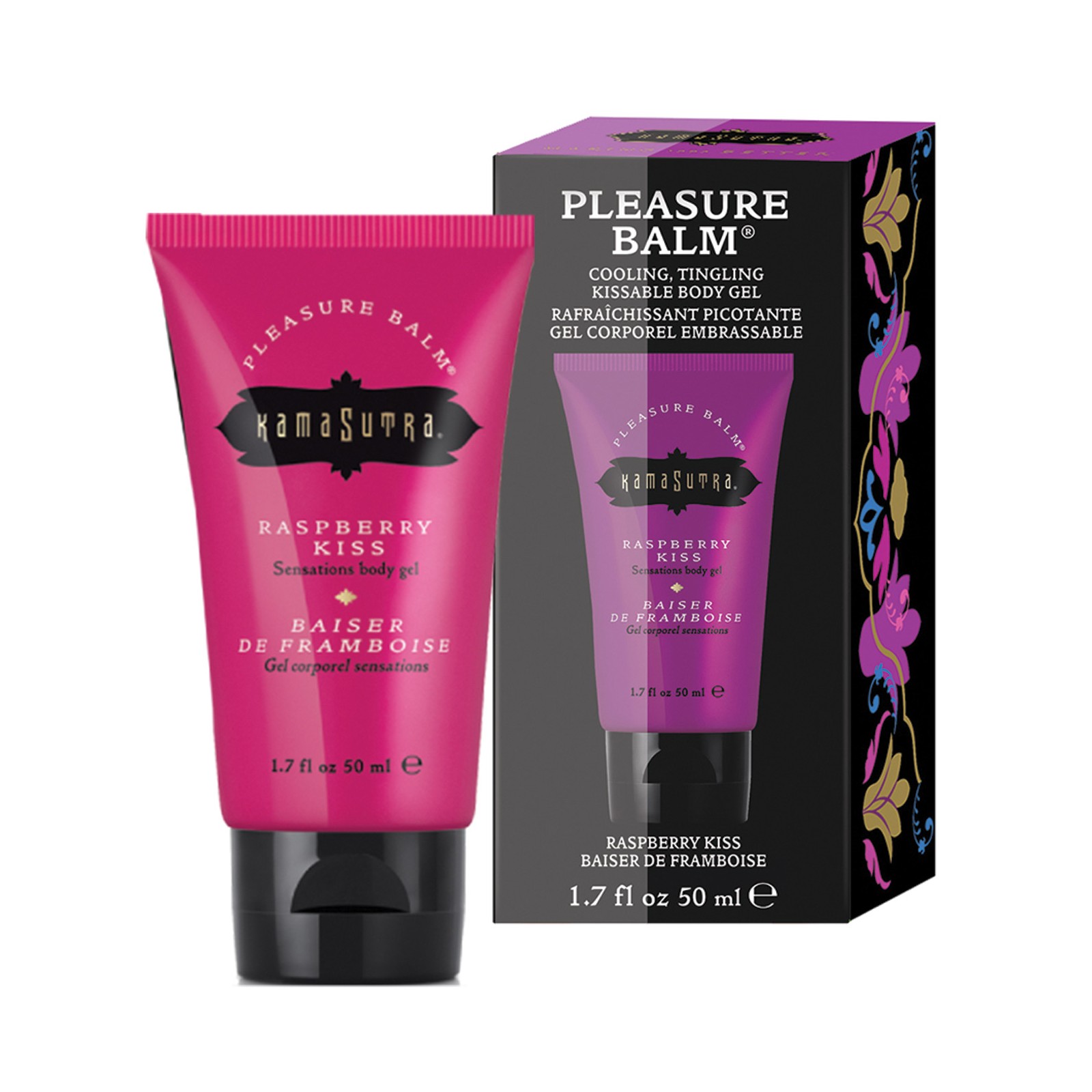 Kama Sutra Pleasure Balm - Raspberry Kiss 1.7 oz