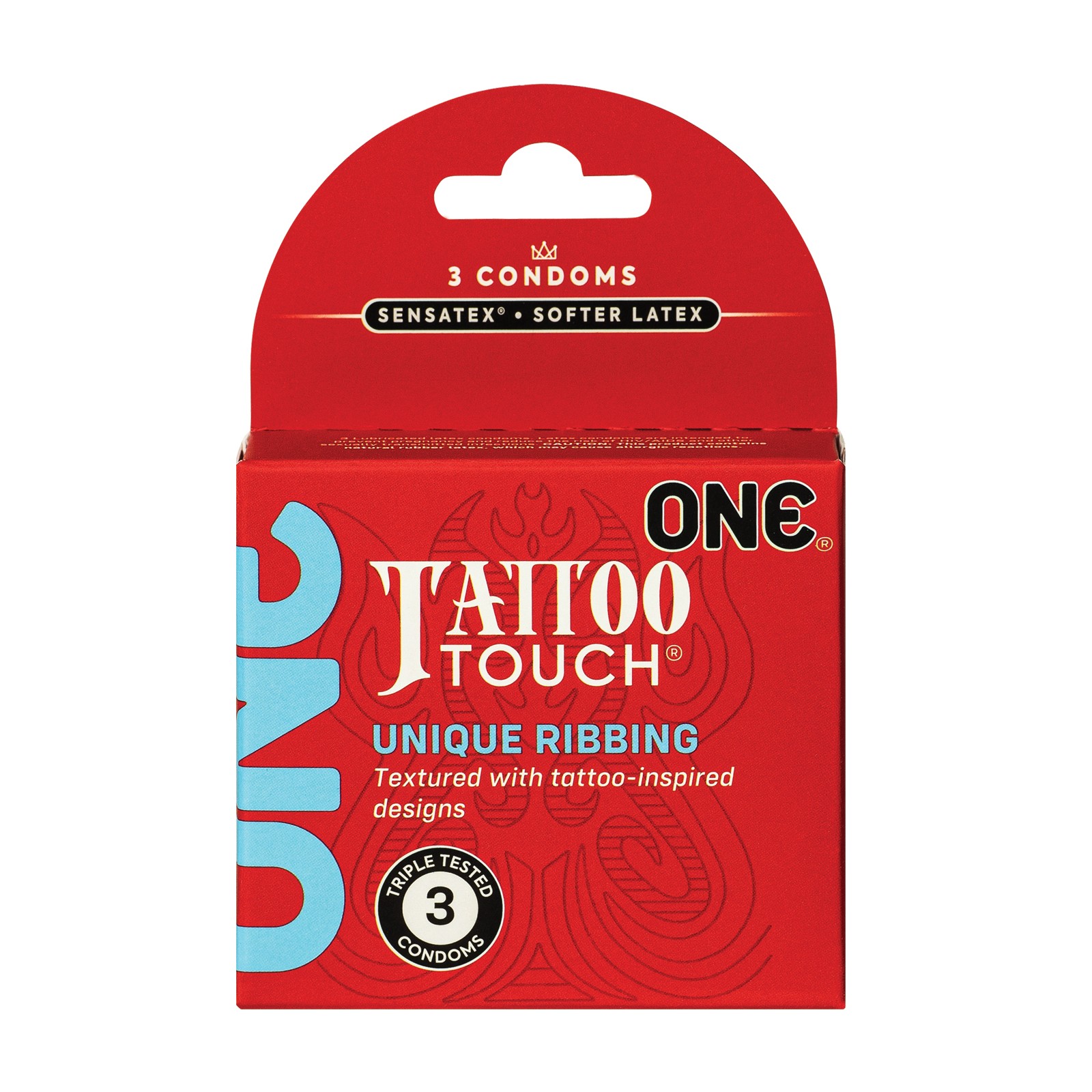 Condones One Tattoo Touch - Paquete de 3