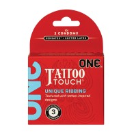 Condones One Tattoo Touch - Paquete de 3