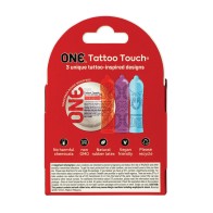 Condones One Tattoo Touch - Paquete de 3