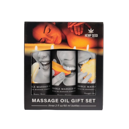 Edible Massage Oil Gift Set