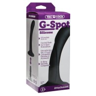 Dong de Silicona G-Spot Vac-U-Lock - Negro