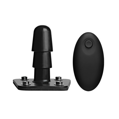 Plug Vibrante Vac-U-Lock con Control Remoto - Negro