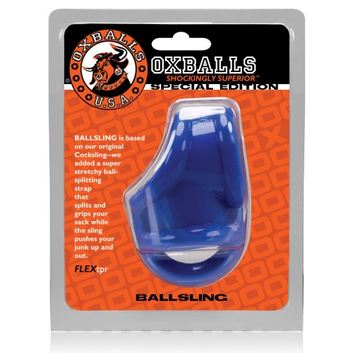 Oxballs Ballsling Ball Split Sling Police Blue