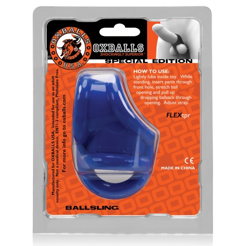 Oxballs Ballsling Ball Split Sling Police Blue