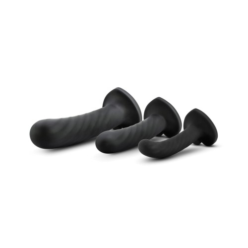 Kit de Dildos Temptasia Twist Negros Set de 3