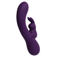 VeDO Kinky Bunny Plus Vibrador Dual Recargable Púrpura Profundo