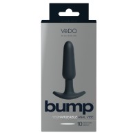 VeDO Bump Rechargeable Anal Vibe - Just Black