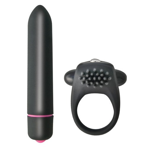 Cockring Intenso y Bullet Negro