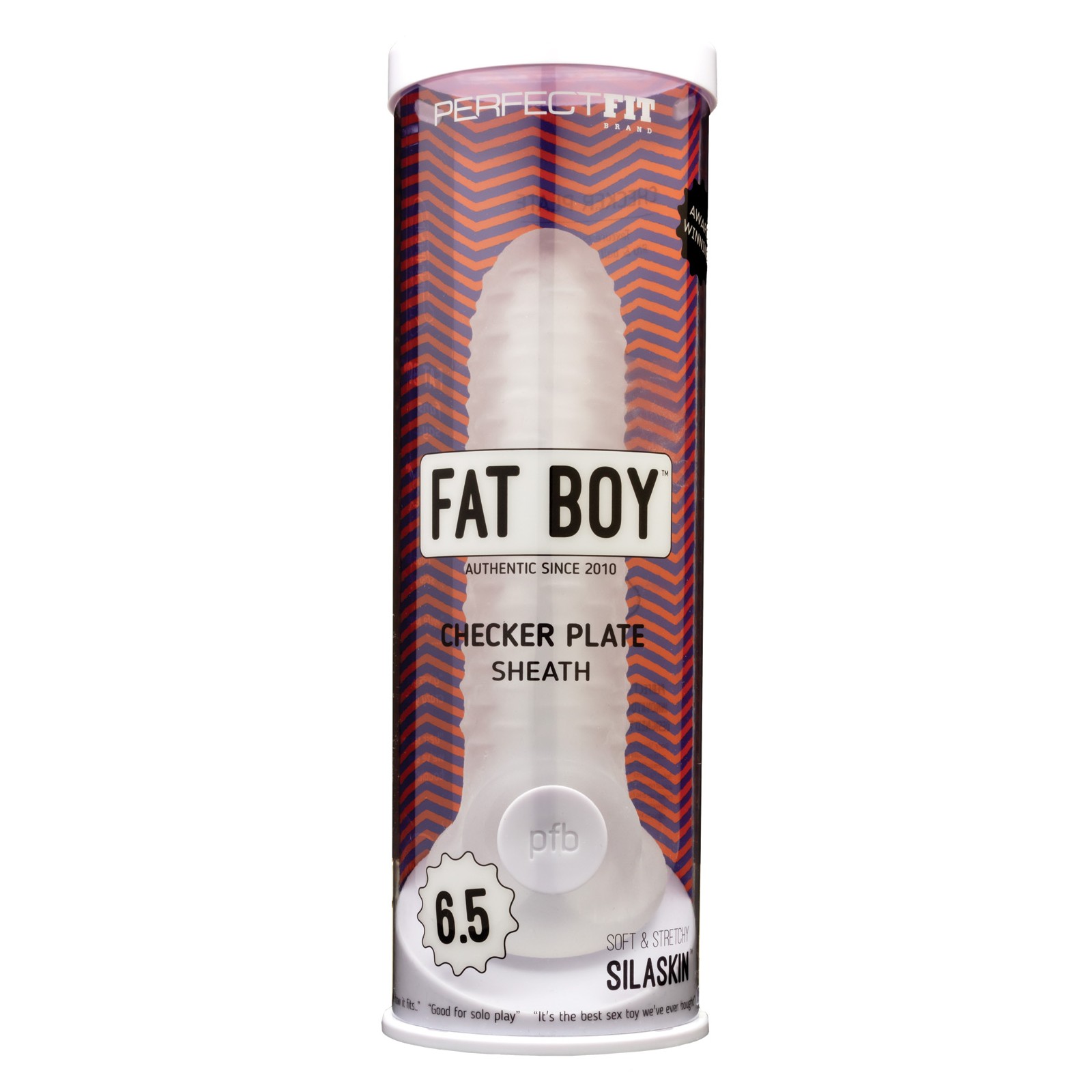 Funda Checker Plate Fat Boy 6.5" - Transparente