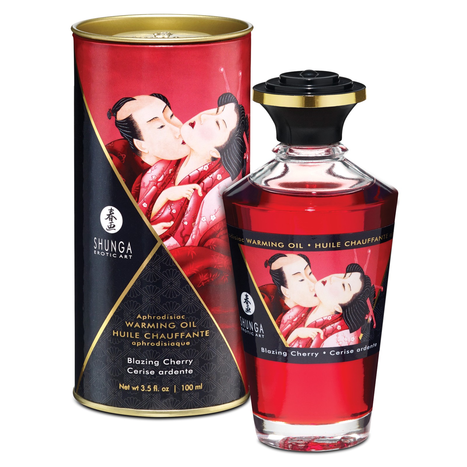 Shunga Warming Oil Blazing Cherry