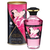 Shunga Warming Oil Raspberry Feeling 3.5 oz