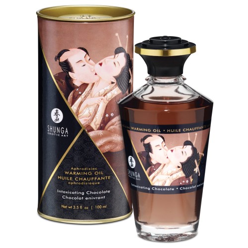 Shunga Warming Oil Chocolate 3.5 oz