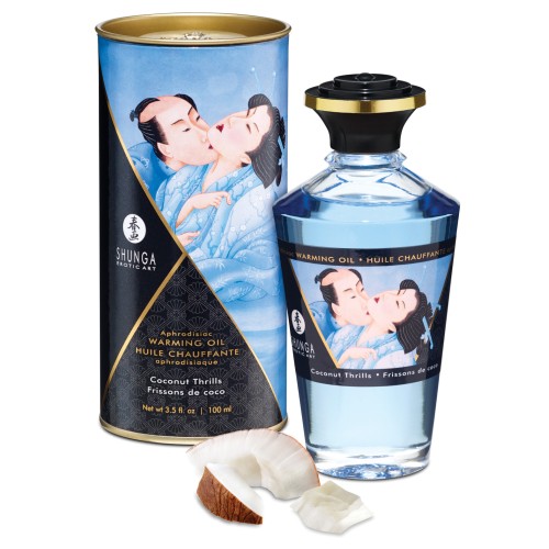 Shunga Coconut Thrills Warming Oil Experience