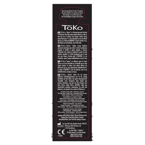 Lubricante Shunga Toko Aroma 5.5 oz Coco Emocionante