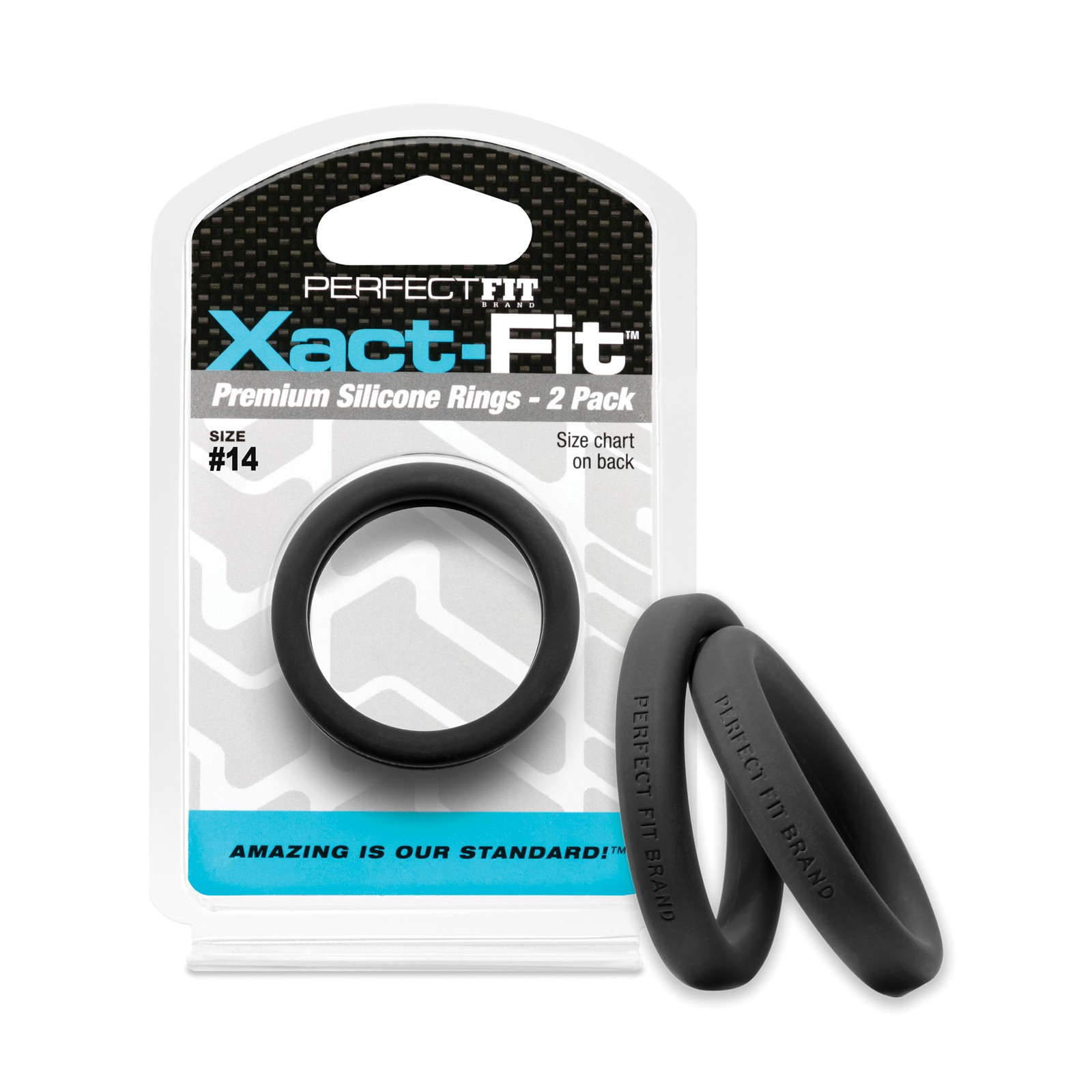 Perfect Fit Xact Fit 14 Black Pack of 2