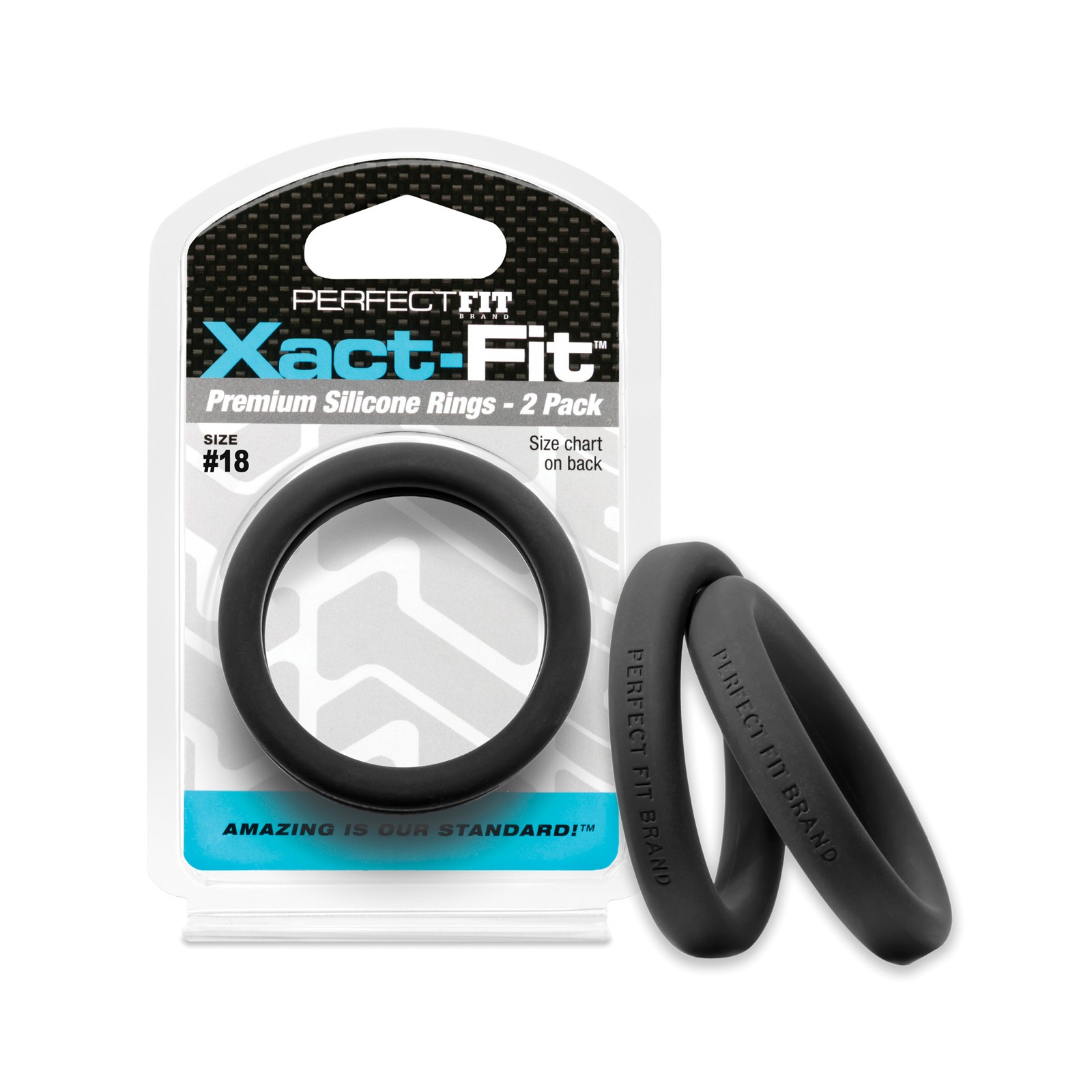 Perfect Fit Xact Fit #18 Black Pack of 2