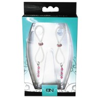 Bijoux de Nip Nipple Halos with Pink Gem Slider