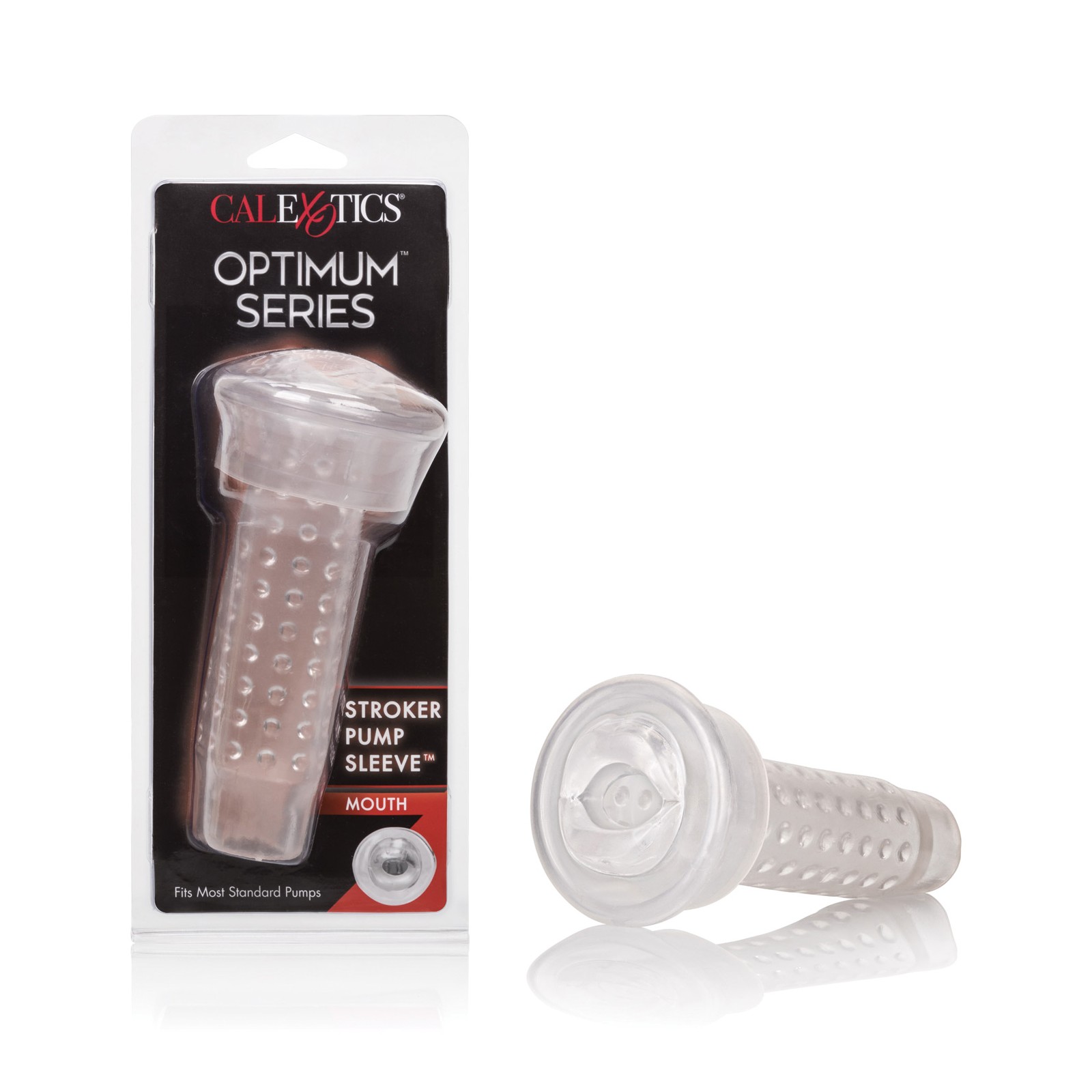 Optimum Series Stroker Pump Sleeve Mouth Clear - Enhanced Comfort