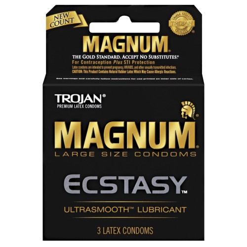 Condones Magnum Ecstasy - Caja de 3