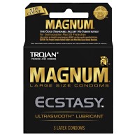 Trojan Magnum Ecstasy Condoms - Box of 3