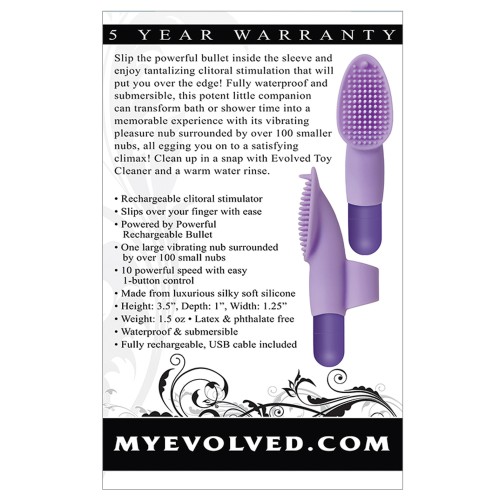 Evolved Fingerific Rechargeable Bullet - Purple