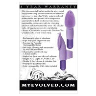 Evolved Fingerific Rechargeable Bullet - Purple